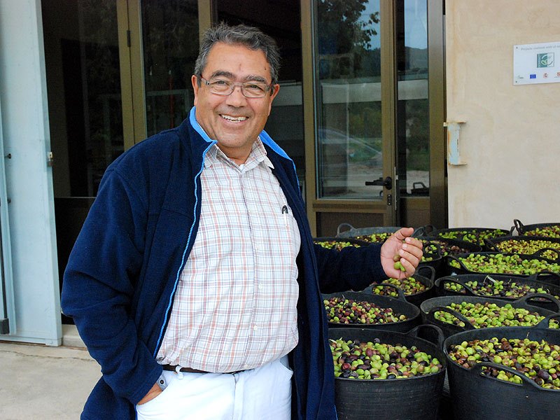 Joan Benet, olive oil producer in Ibiza