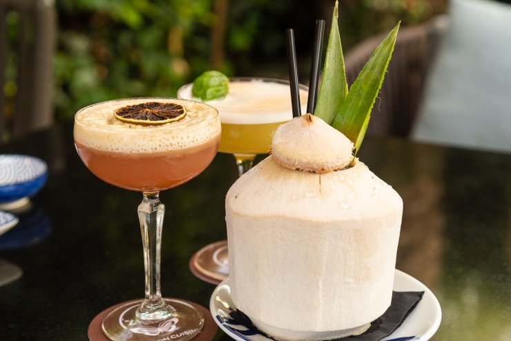 Carefully designed cocktails to complement the menu at Zela, Ibiza