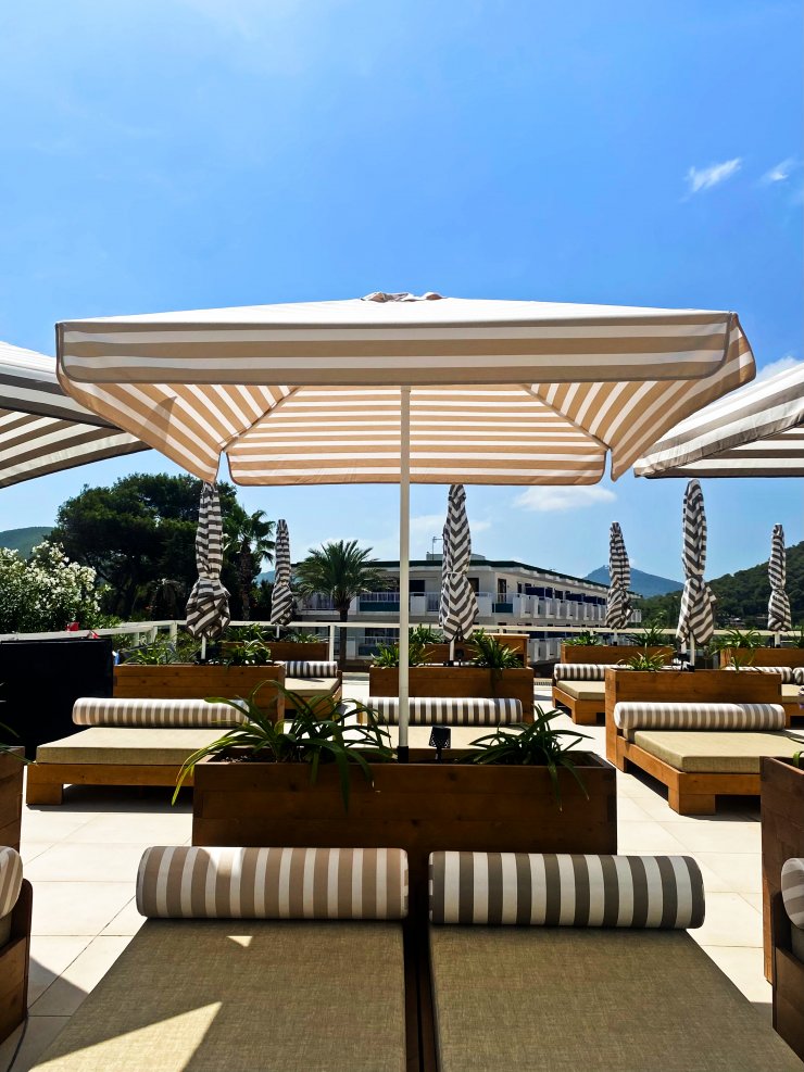 Chilling by the pool: Mondrian Ibiza