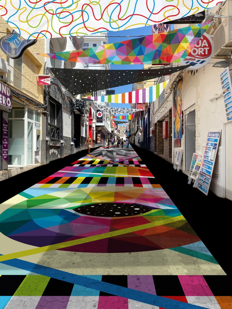 Modell des San Antonio West End mit Okudas Design