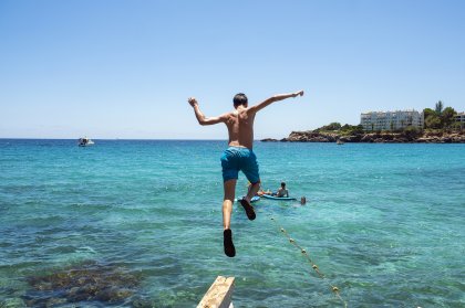 Playas estupendas para toda la familia en Ibiza