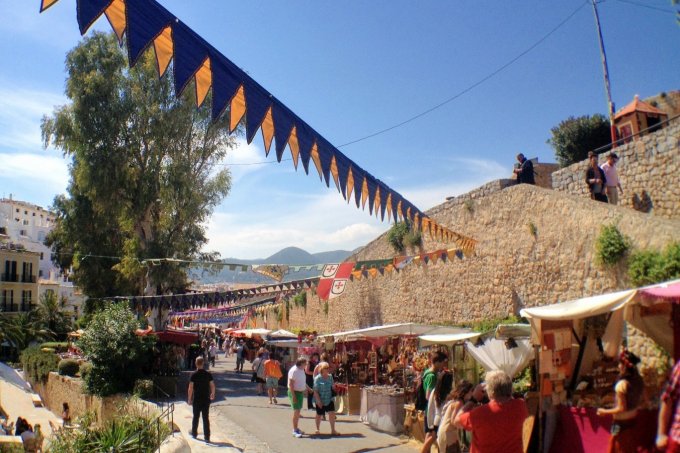 Medieval Festival Ibiza 2013 - market stalls