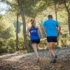 Group social trail run with Running Ibiza
