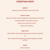 Special Festive Menu at Cala Bonita